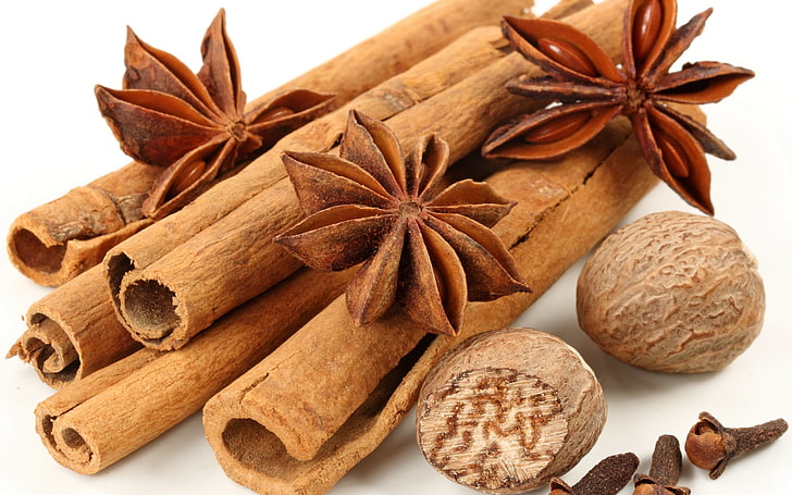 sticks stars cinnamon spices wallpaper preview